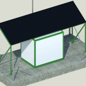 Semi Portable Surveillance Container